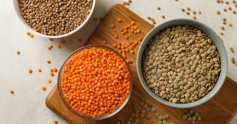 العدس الحب في المنام